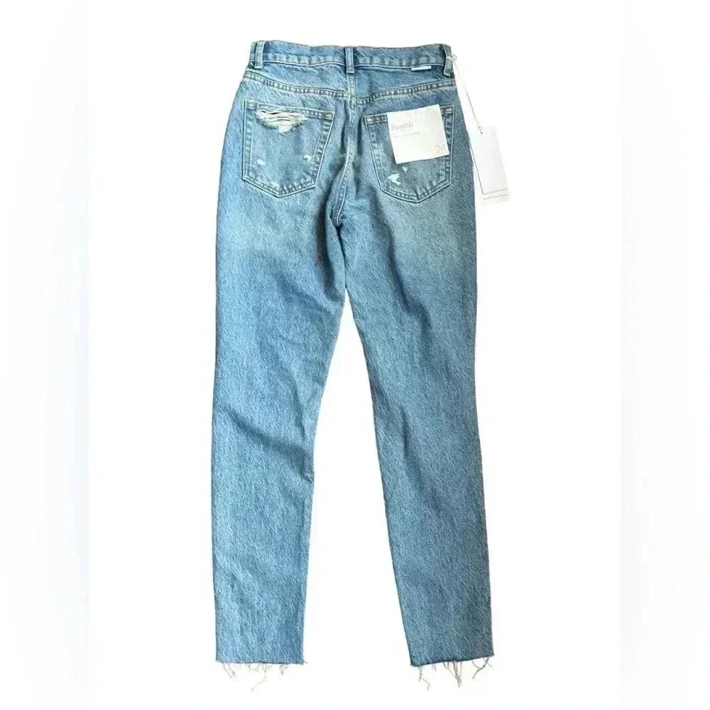 Boyish The Billy High Rise Skinny Far Country style 101031-24 size 24 Distressed - Picture 8 of 10